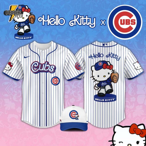 Chicago Cubs MLB x Hello Kitty Night Jersey 2025