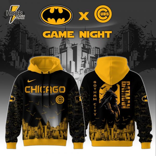 Chicago Cubs x DC Batman Game Night Special Edition Combo Hoodie Jogger Cap