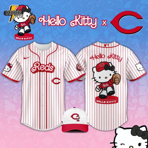Cincinnati Reds MLB x Hello Kitty Night Jersey 2025