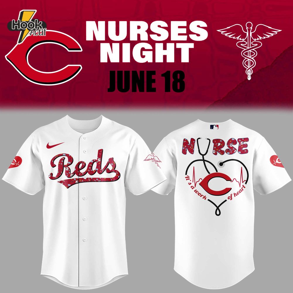 Cincinnati Reds MLB x Nurses Night 2025 Jersey Cincinnati Reds MLB x Nurses Night 2025 Jersey