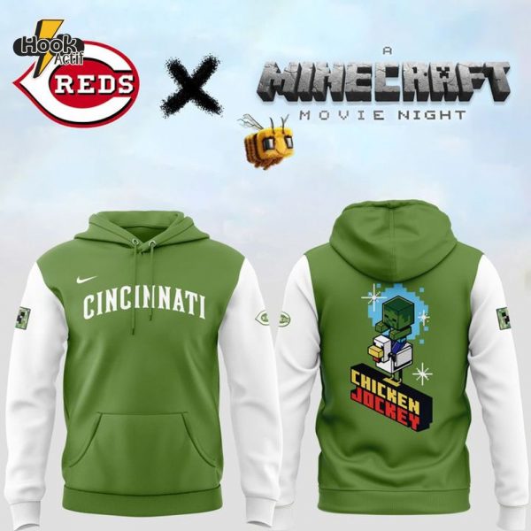 Cincinnati Reds x Minecraft Chicken Jockey Special Hoodie