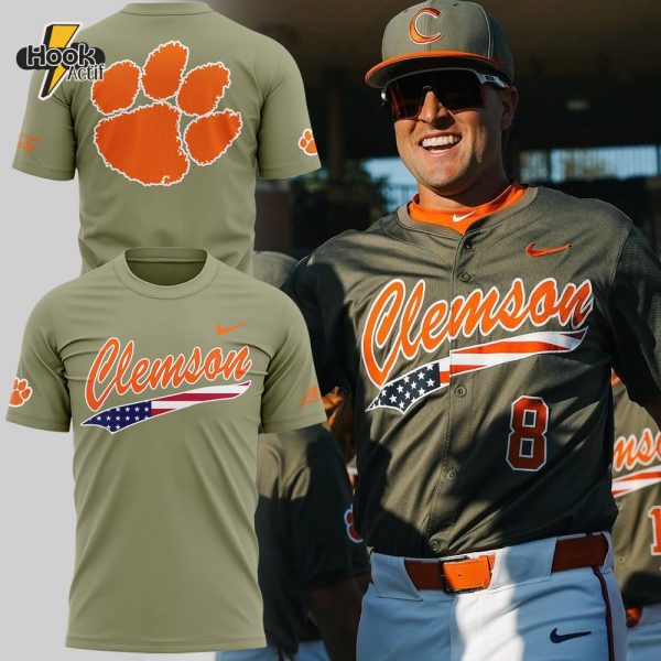 Clemson Tigers Baseball Military Appreciation Shirt