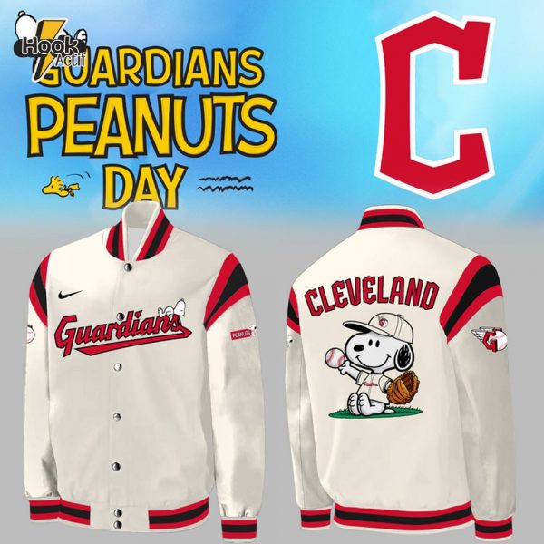Cleveland Guardians x Peanuts Special Bomber Jacket