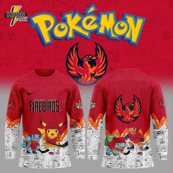 Coachella Valley Firebirds x Pokémon New Hockey Jersey Jogger Cap