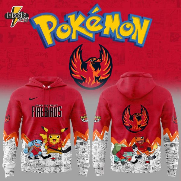 Coachella Valley Firebirds x Pokémon New Hoodie