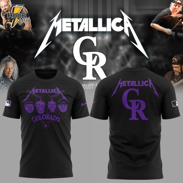 Colorado Rockies MLB x Metallica Night 2025 Shirt