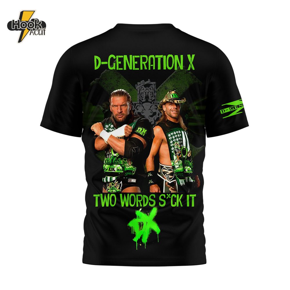 D-Generation X "TWO WORDS SUCK IT" Limited Edition Shirt D-Generation X "TWO WORDS SUCK IT" Limited Edition Shirt