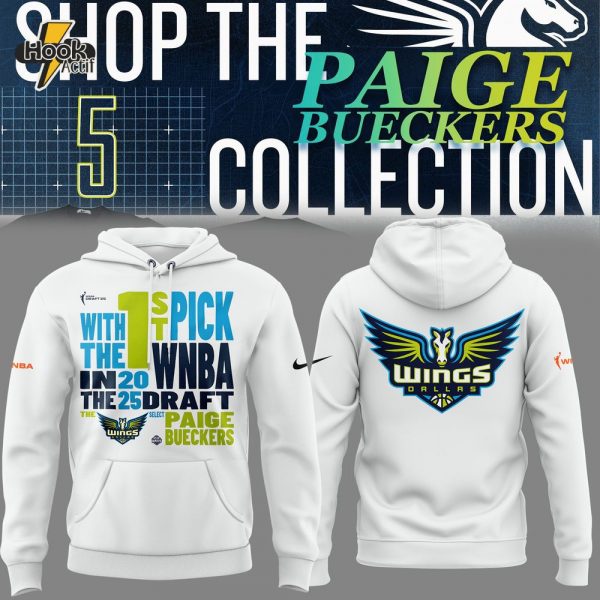 Dallas Wings "WITH THE 1ST PICK IN 2025 WNBA DRAFT" 2025 Hoodie