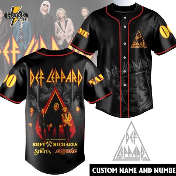 Def Leppard Baseball Jersey Limited Edition