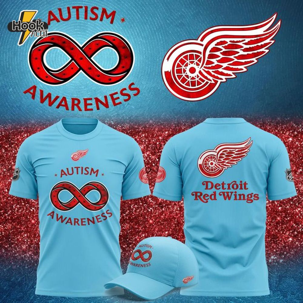 Detroit Red Wings NHL x Autism Awareness 2025 Shirt Detroit Red Wings NHL x Autism Awareness 2025 Shirt