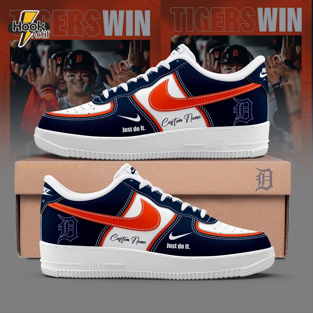 Detroit Tigers AF1 Shoes Custom Name For Fans Limited Edition Detroit Tigers AF1 Shoes Custom Name For Fans Limited Edition