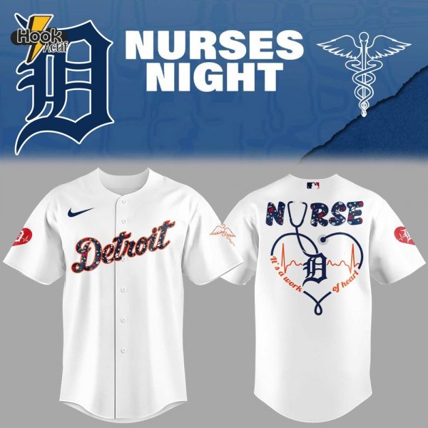 Detroit Tigers MLB x Nurses Night 2025 Jersey