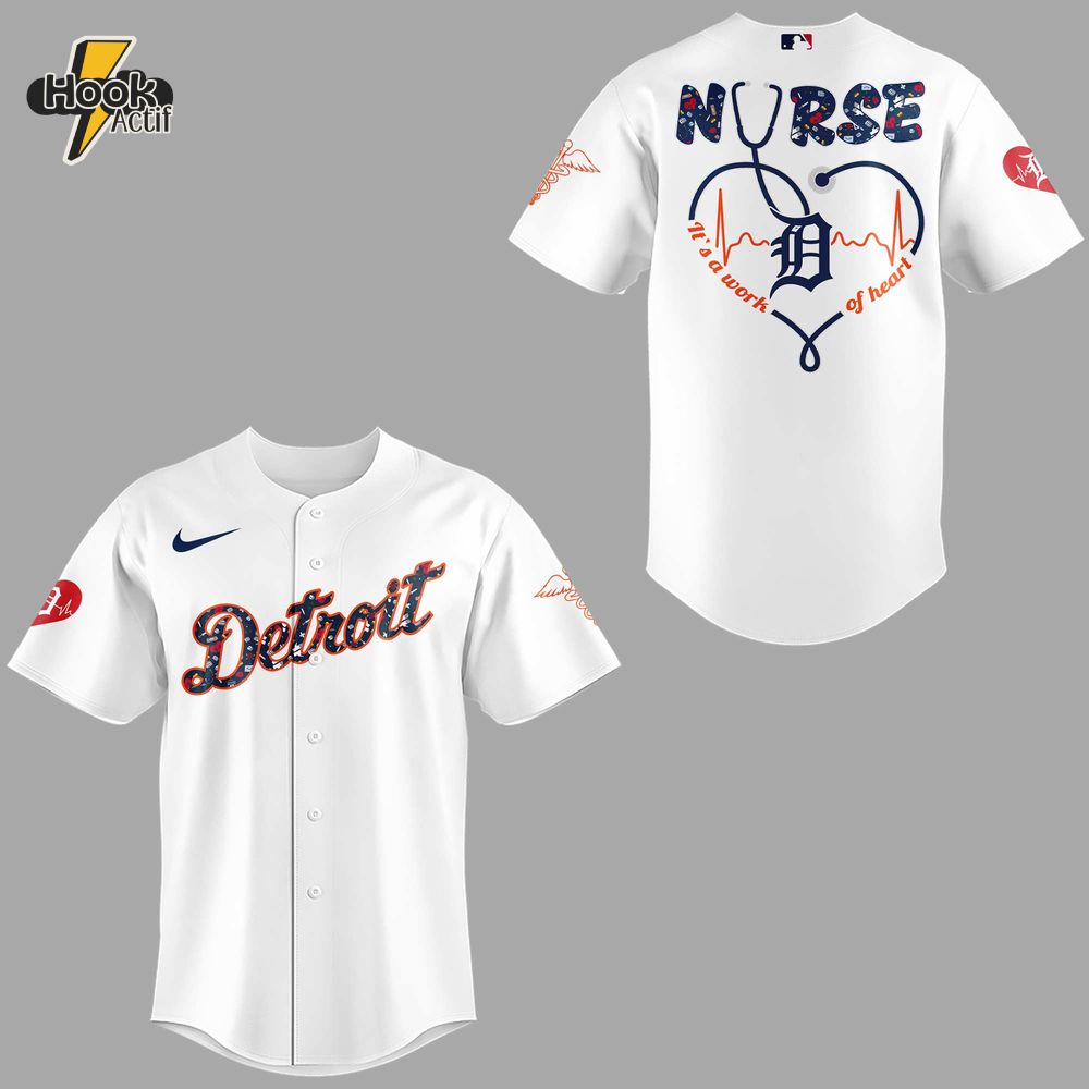 Detroit Tigers MLB x Nurses Night 2025 Jersey Detroit Tigers MLB x Nurses Night 2025 Jersey