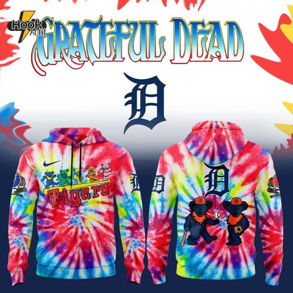 Detroit Tigers x Grateful Dead Hoodie Limited Edition