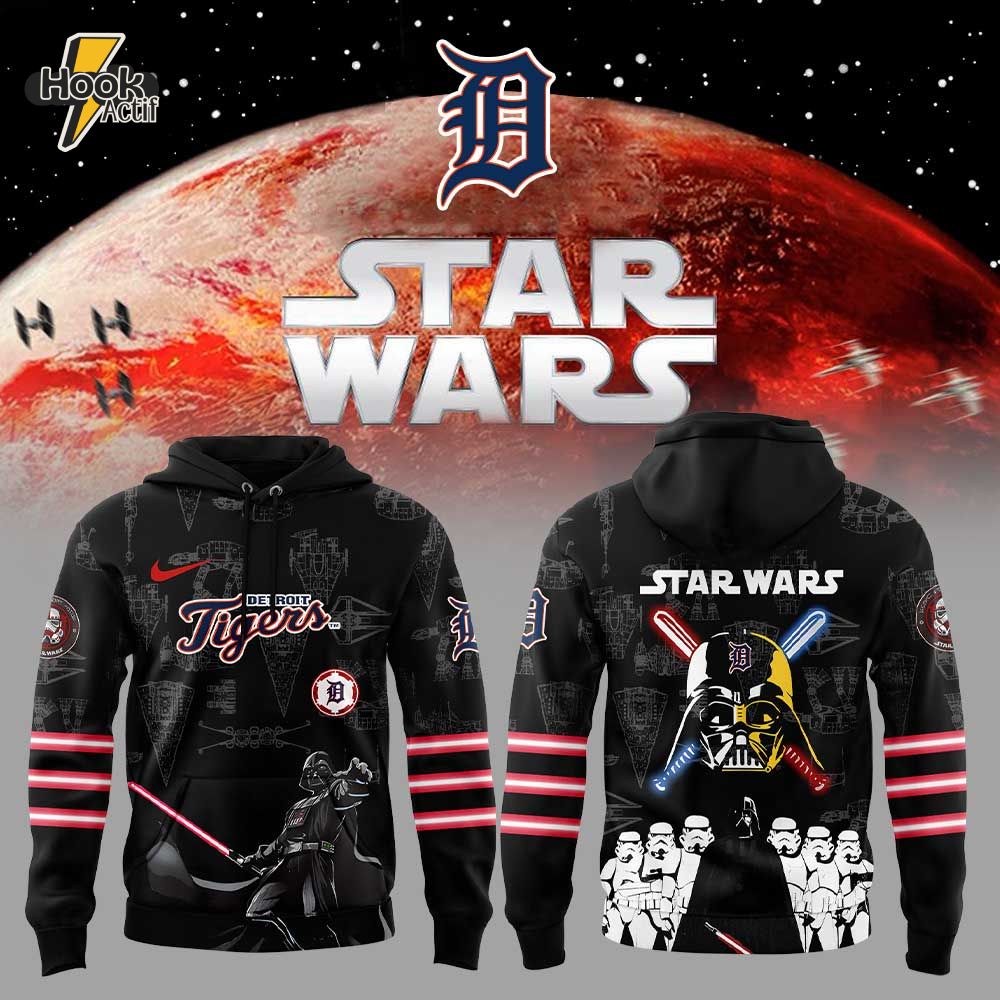 Detroit Tigers x Star Wars Uniform Hoodie Limited Edition Detroit Tigers x Star Wars Uniform Hoodie Limited Edition