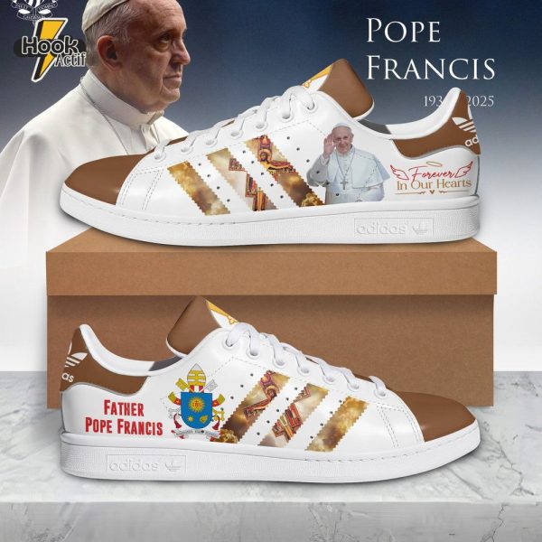 Father Pope Francis "Forever In Our Hearts" Stan Smith Shoes