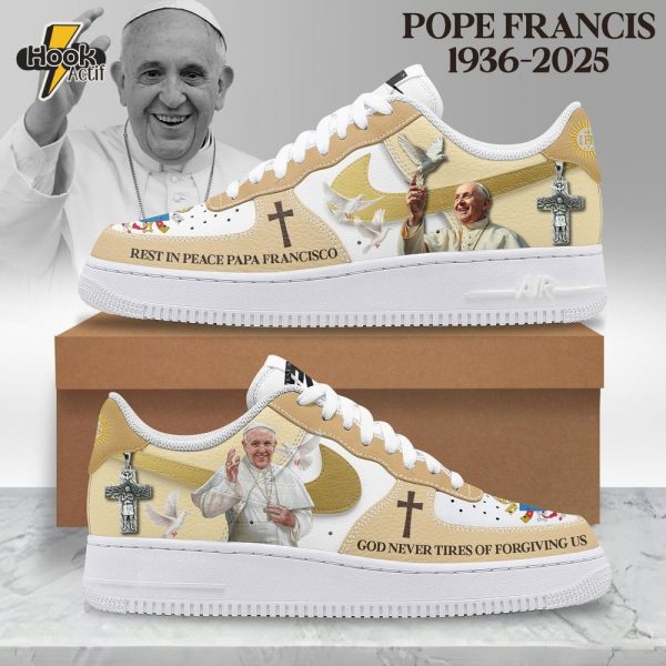 Father Pope Francis Rest in Peace Air Force 1 Sneaker