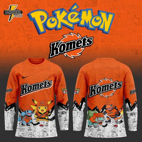 Fort Wayne Komets x Pokémon New Hockey Jersey