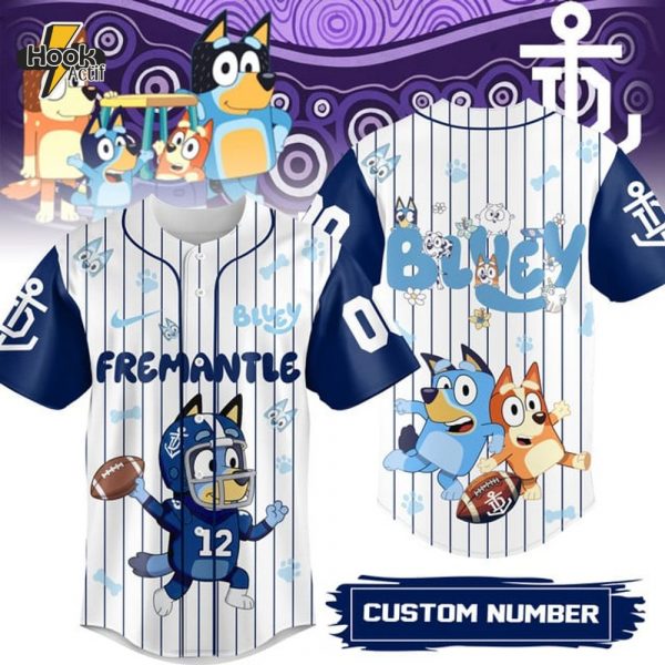 Fremantle x Bluey baseball Jersey