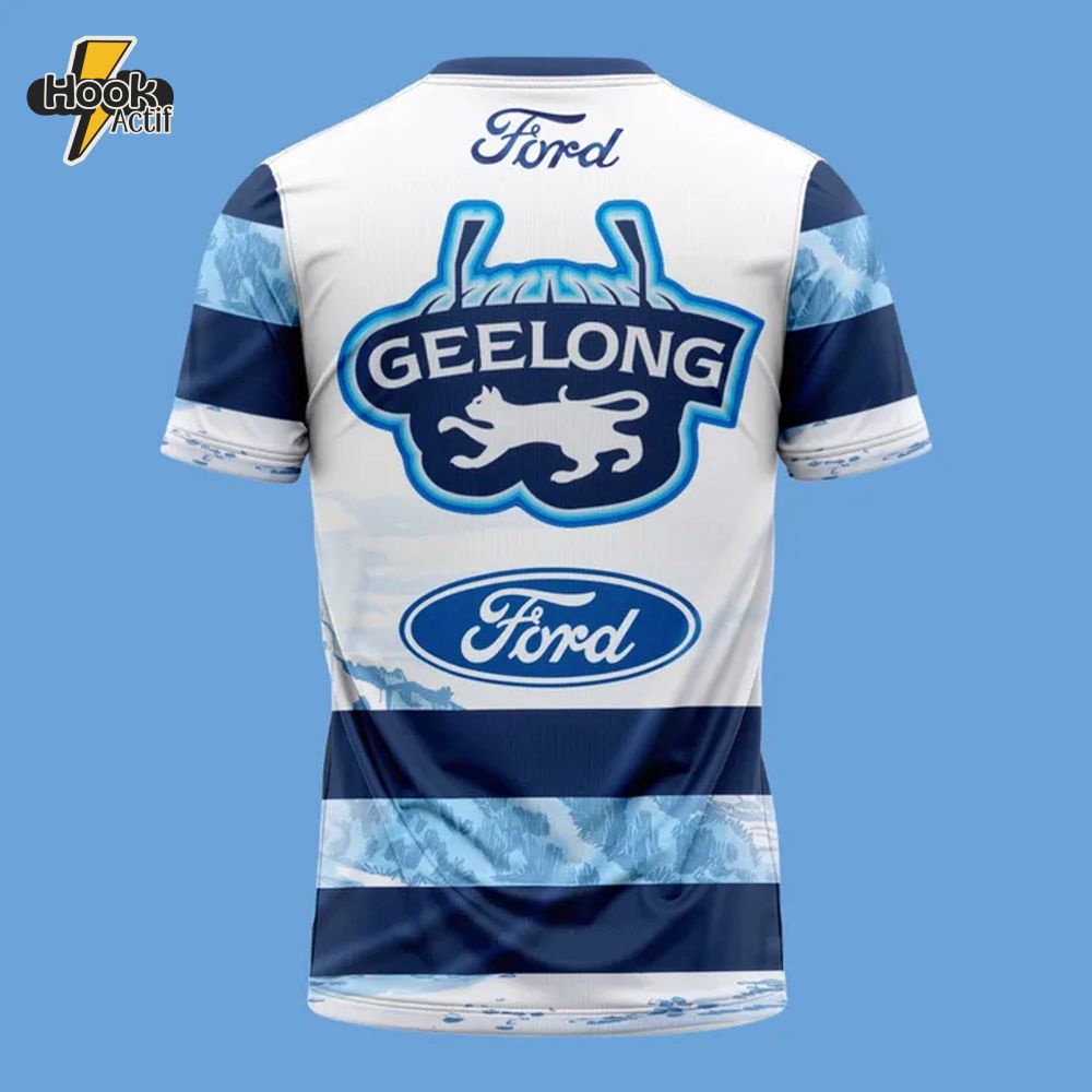 Geelong Cats AFL Ford Anzac Shirt 2025 Geelong Cats AFL Ford Anzac Shirt 2025