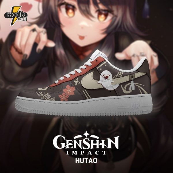 Genshin Impact Hutao Force 1 Sneaker