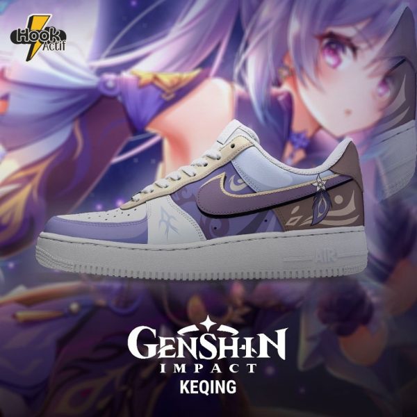 Genshin Impact Keqing Force 1 Sneaker