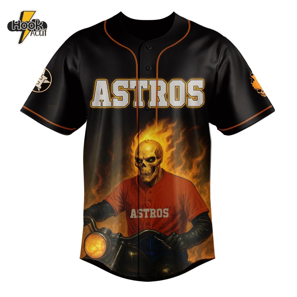 Ghost Rider x Houston Astros Inferno Limited Edition Jersey Ghost Rider x Houston Astros Inferno Limited Edition Jersey