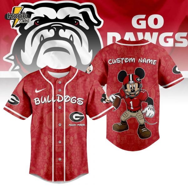 Gonzaga Bulldogs Custom Character Baseball Jersey