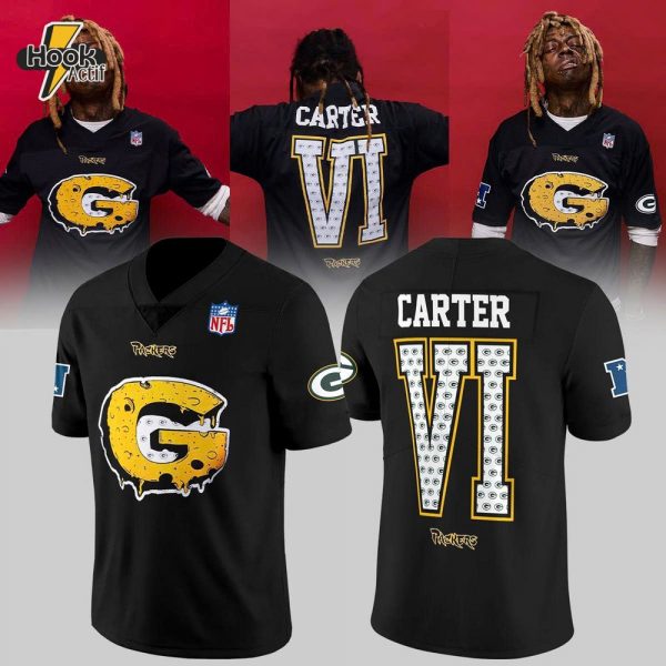 Green Bay Packers x Lil Wayne Special Black Football Jersey