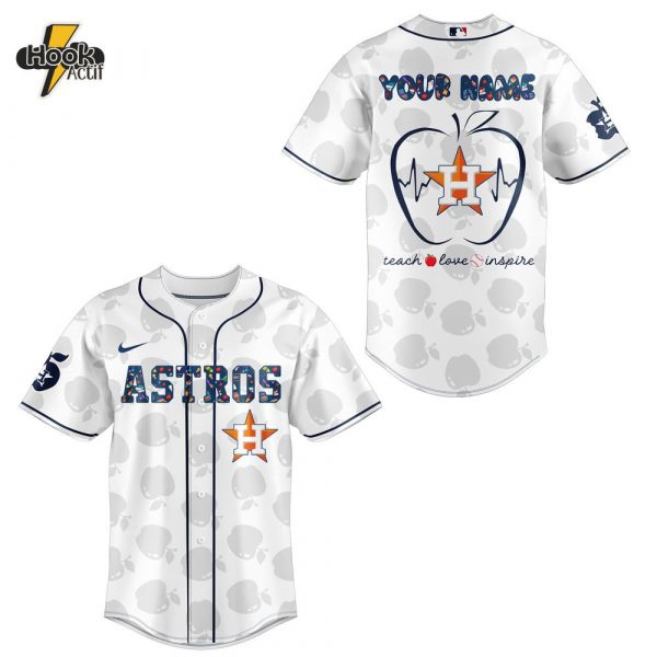 Houston Astros Teacher Night Baseball Jersey – Buy Online at HookActif.com