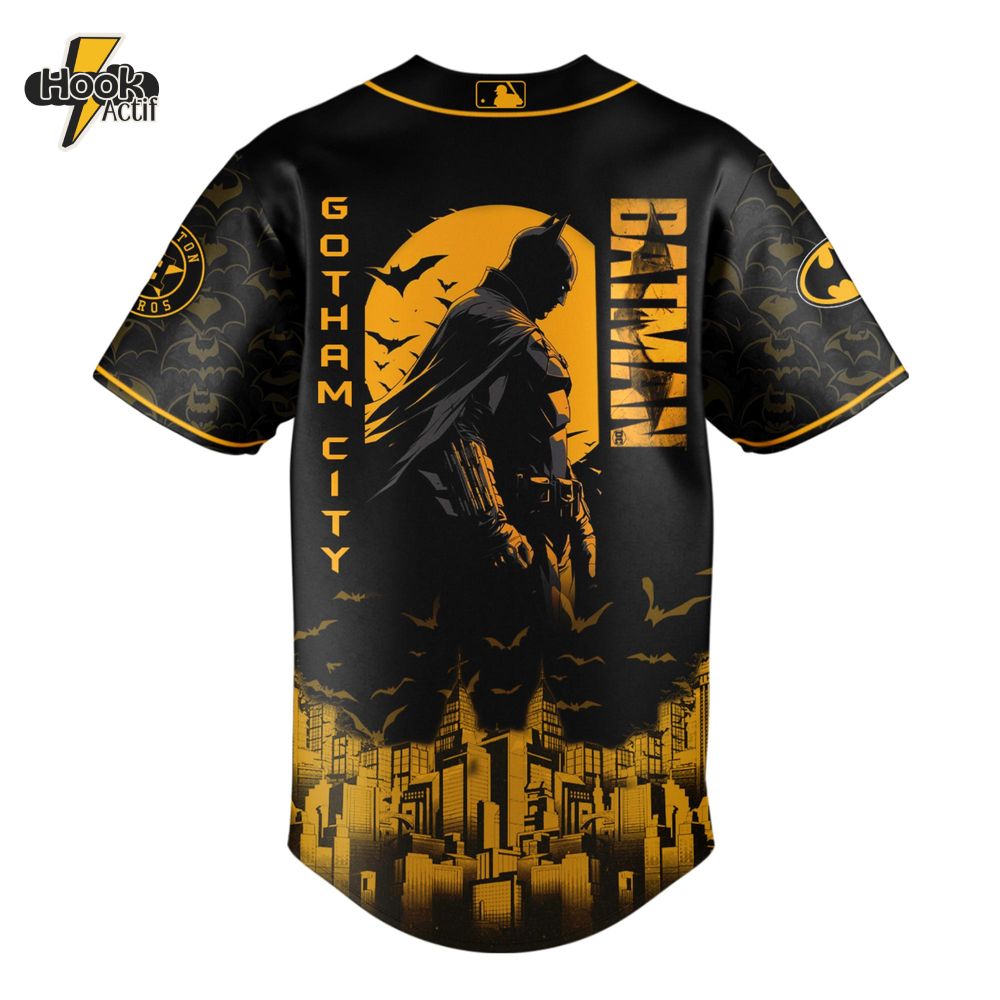 Houston Astros x DC Batman Game Night Special Baseball Jersey Houston Astros x DC Batman Game Night Special Baseball Jersey