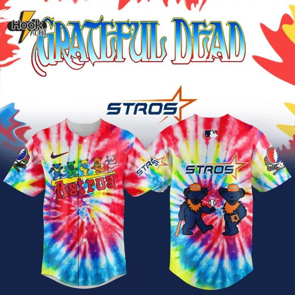 Houston Astros x Grateful Dead Baseball Jersey Limited Edition