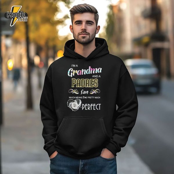 I'm A Grandma And A San Diego Padres Fan Premium Hoodie