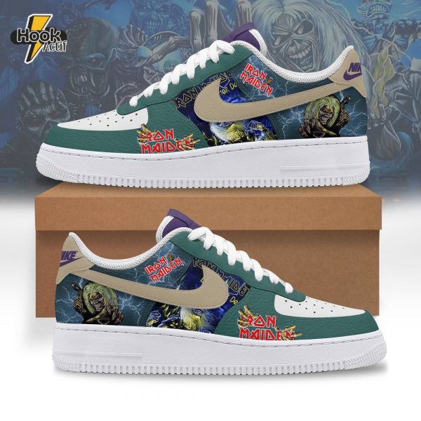 Iron Maiden Run For Your Lives World Tour 2025 Nike AF1 Shoes