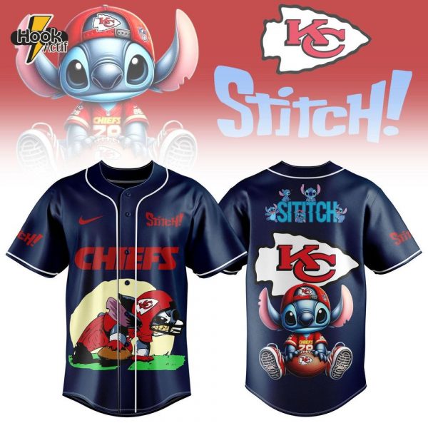 Kansas City Chiefs x Stitch Baseball Jersey