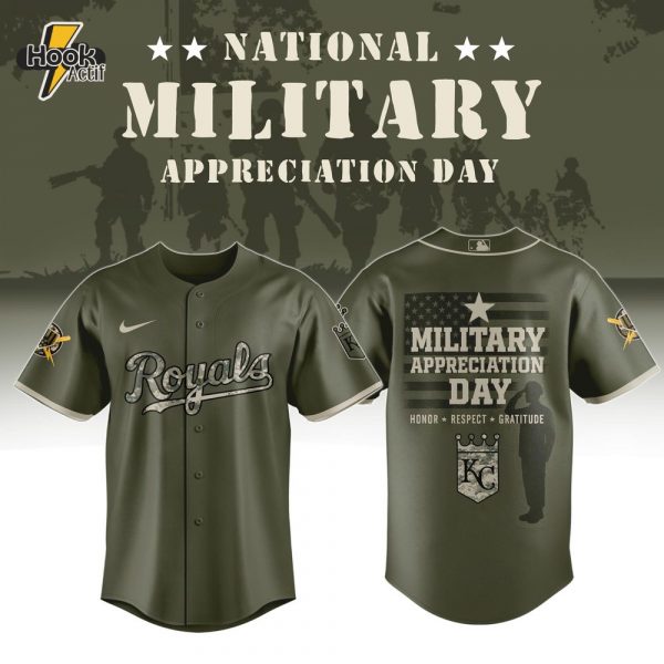 Kansas City Royals MLB Military Appreciation Day Baseball Jersey 2025