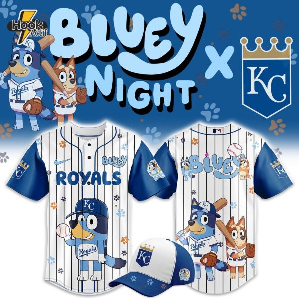 Kansas City Royals x Bluey Night 2025 Baseball Jersey