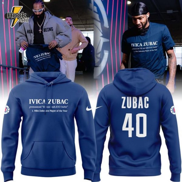 LA Clippers Ivica Zubac Hoodie Special Edition