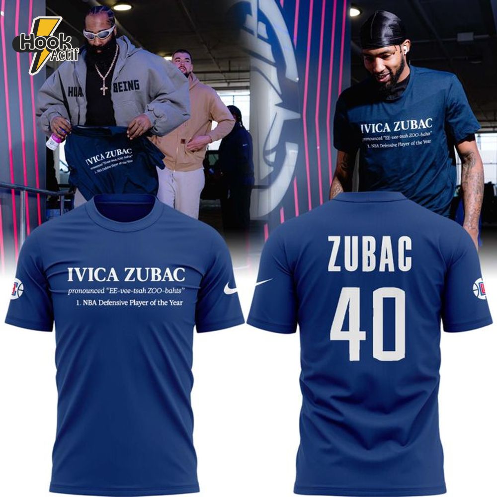 LA Clippers Ivica Zubac T-shirt Limited Edition LA Clippers Ivica Zubac T-shirt Limited Edition