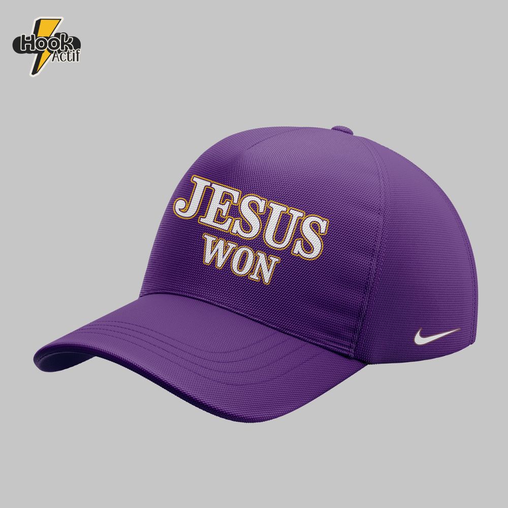 LSU Tigers JESUS WON Purple Hoodie Set 2025 LSU Tigers JESUS WON Purple Hoodie Set 2025