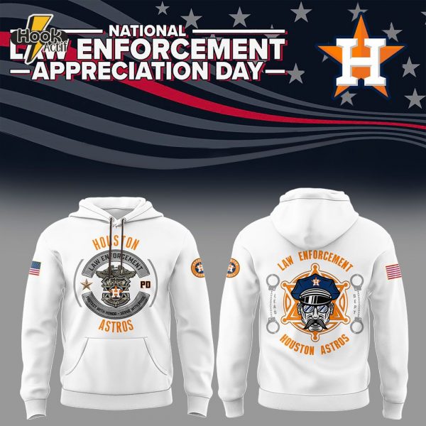 Limited Edition Astros x Law Enforcement Appreciation Day 2025 Hoodie