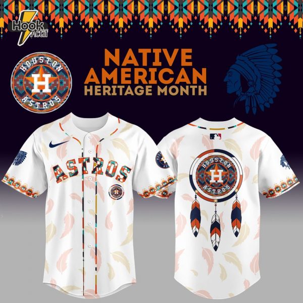 Limited Edition Astros x Native American Heritage Night 2025 Baseball Jersey Jogger Cap