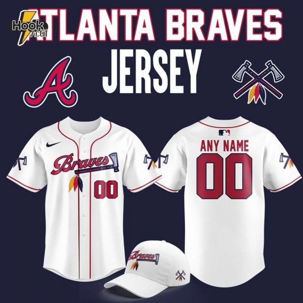 Limited Edition Atlanta Braves Baseball Jersey Cap