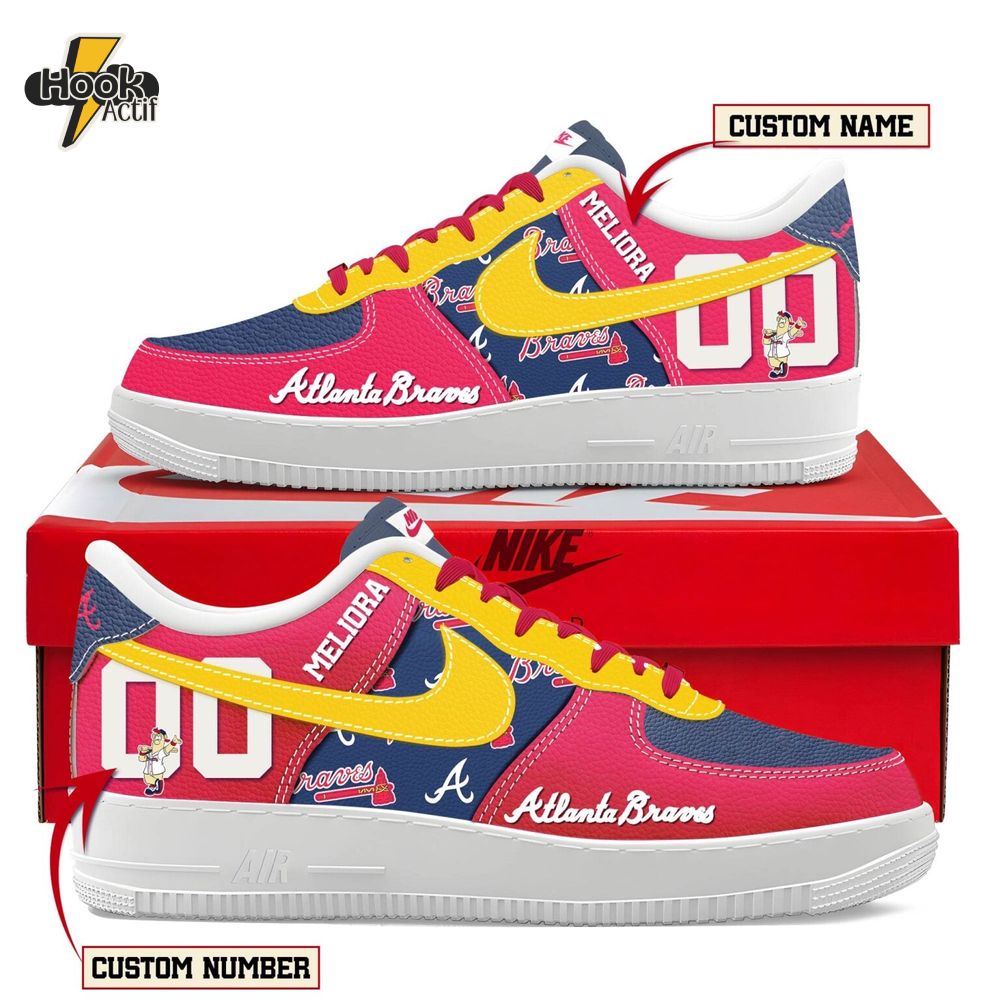 Limited Edition Atlanta Braves New AF1 SNEAKER Limited Edition Atlanta Braves New AF1 SNEAKER