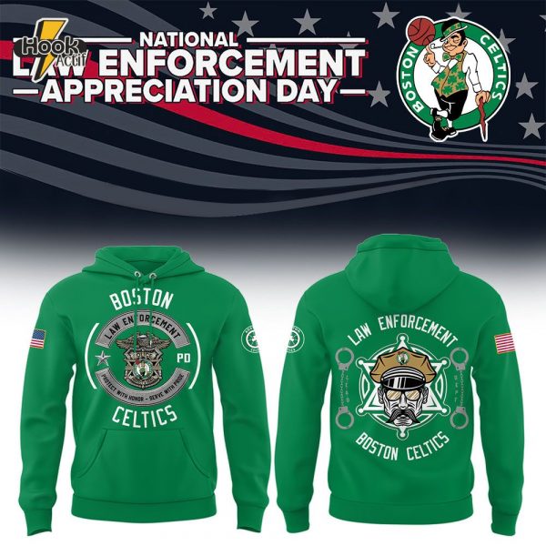 Limited Edition Celtics x Low Enforcement Appreciation Day 2025 Hoodie Jogger Cap