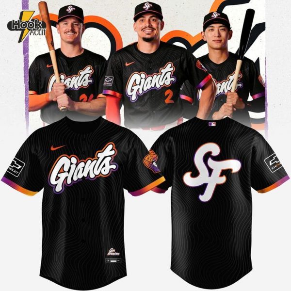 Limited Edition Giants City Connect 2025 Combo Jersey Cap Custom Name Number