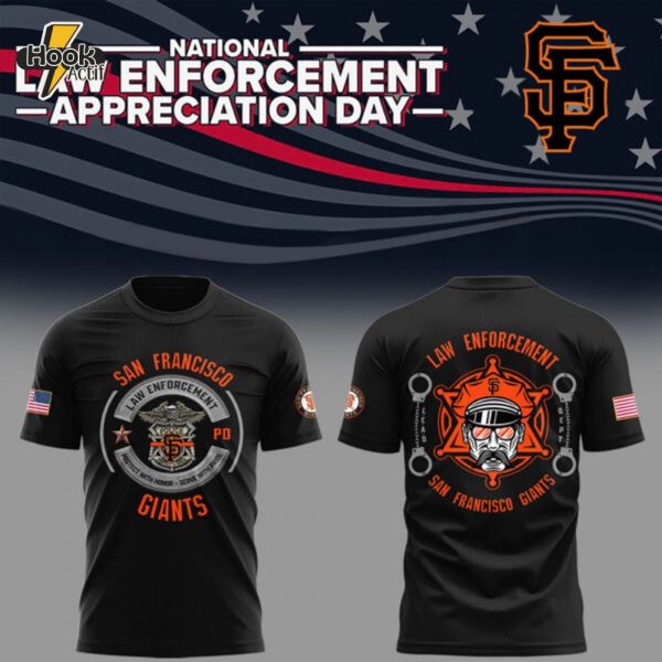 Limited Edition Giants x Law Enforcement Appreciation Day 2025 Tshirt