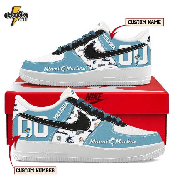Limited Edition Miami Marlins New AF1 SNEAKER