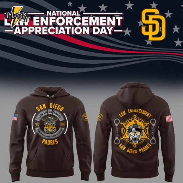 Limited Edition Padres x Law Enforcement Appreciation Day 2025 Hoodie