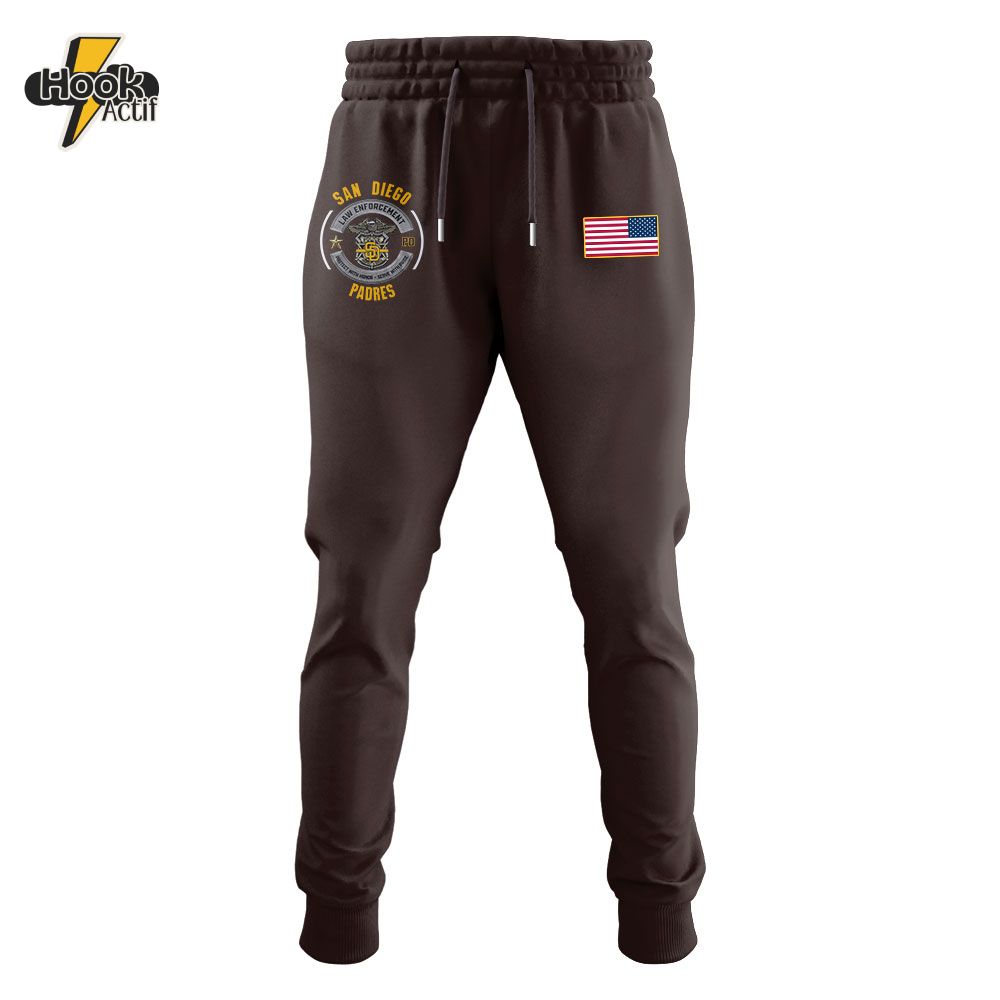 Limited Edition Padres x Law Enforcement Appreciation Day 2025 Hoodie Limited Edition Padres x Law Enforcement Appreciation Day 2025 Hoodie
